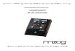 MF-101 Lowpass Filter - Moog MusicYour MF-101 contains a genuine classic four-pole lowpass filter. This kind of filter was first patented by Bob Moog in 1968. It is a big part of the