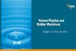 Review Plastics and Rubber Machinery...2019/06/13  · Annual Review, Plastics and Rubber Machinery 13 June 2019 VDMA | Still Number One in World Export Core Machinery *incl. Estimates