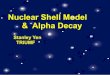 Nuclear Shell Model & Alpha Decay - TRIUMF · 2013. 2. 1. · Nuclear Shell Model Electrons in atoms occupy well-defined shells of discrete, well-separated energy. Do nucleons inside