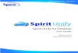 SpiriSpirit tUnify - Spirit Product Supportspiritproductsupport.com/User_Guides/Spirit_Unify_User... · 2015. 10. 28. · 1 About Spirit Unify for Desktop Spirit Unify for Desktop