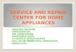 Service And Repair Center For Home Appliances