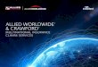 ALLIED WORLDWIDE & CRAWFORD · 2020. 3. 26. · Together, Allied WorldWide®, Allied World’s multinational insurance platform, and Crawford®, one of the world’s largest independent