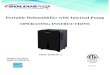 Portable Dehumidifier with Internal Pump OPERATING … · 2019. 8. 1. · HMT-D70EIP-A Portable Dehumidifier with Internal Pump ... This Owner’s Manual will provide you with valuable