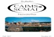 Newsletter - CAIMS-SCMAI · 2020. 12. 4. · Jacques Belair´ Departement de math´ ´ematiques et de statistique Universite de Montr´ eal´ C.P. 6128, succ.Centre-ville Montreal,