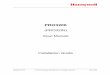 PRO32IN input - Honeywell · 2018. 11. 27. · PRO3200 Input Module, Installation Guide, Document 800-15462 v Notices Warnings and Cautions Warning Before installation, TURN OFF the
