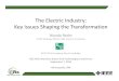 The Electric Industry: Key Issues Shaping the Transformation · 2018. 4. 26. · The Electric Industry: Key Issues Shaping the Transformation Wanda Reder Chief Strategy Officer, S&C