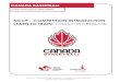 NCCP – COMPETITION INTRODUCTION LEARN TO TRAIN: … · 2016. 6. 28. · Version 3.1 – 2016 © Coaching Association of Canada & Canada Basketball Learn to Train - Coach Workbook