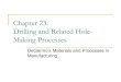 Chapter 23: Drilling and Related Hole- Making 2011. 7. 25.آ  Drilling and Related Hole-Making Processes
