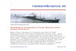 remembrance ni - 14 WW1 Submariners · 2018. 2. 18. · A battlecruiser, HMS Inﬂexible, then ploughed into K22. The ﬁrst ships in the convoy turned back to rescue the submarines