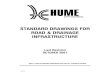 STANDARD DRAWINGS FOR ROAD & DRAINAGE ......2 of 3 STANDARD DRAWINGS FOR ROAD & DRAINAGE INFRASTRUCTURE INDEX PAVEMENT DETAILS SD 02 Road Characteristics and Pavement Composition –