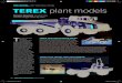 THE MODEL AND THE REAL THING TEREX plant models · 2010. 5. 16. · TEREX TA6S SWIVEL SKIP SITE DUMPER On a smaller scale, the 6 ton Terex TA6s swivel skip dumper in 1/50 scale from