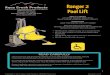 Ranger 2 Pool Lift · 2019. 1. 15. · Ranger 2 Assembly Instructions 1. Attach seat belt to the seat. SEE FIGURE D 2. Install the Ranger 2 pool lift onto the four (4) anchors using