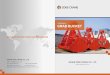 Catalogue GRAB BUCKET - ZOKE CRANE · of crane - t Closing Time - s Rings and shackle Shell Hydraulic system Oil-cylinder Oil-box Grab disc DYZ Model Hydraulic Orange Grab DYZ model