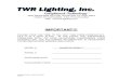 AA0MTSS NEMA 7 #2 - TWR Lighting, Inc. · 2018. 11. 20. · AA0MTSS NEMA 7 CONTROLLER M.MANUALS.2007.AA0MTSS NEMA 7 6/29/07 Page 3 2.3 POWER WIRING (Refer to Drawing 1243-R) 2.3.1