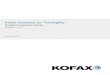 Version: 1.4.0 Product Features Guide - Kofax · 2018. 6. 20. · Preface This guide gives an overview of the dashboards in Kofax Analytics for TotalAgility. Use this guide to become