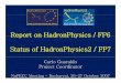 ReportonHadronPhysics/FP6Report on HadronPhysics / FP6 ...JRA10: LHCrap-gapNET -Diffractive physics at LHC with rapidity gap trigger JRA11: LatticeHP -Lattice Hadron Physics JRA12:
