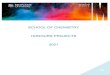 SCHOOL OF CHEMISTRY HONOURS PROJECTS 2021€¦ · INTRODUCTION - Honours 2021. This booklet is intended to provide an overview of the research activities within the School of Chemistry