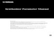 Synthesizer Parameter Manual - Yamaha Corporation...MIDI functions of synthesizers and tone generators. This standard ensures that any song so unds virtually the same on any GM device