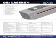 CO2 LASERS - 株式会社オプトサイエンス...CO2 LASERS WARNING: UNIVERSAL LASER SYSTEMS PRODUCTS ARE NOT DESIGNED, TESTED, INTENDED OR AUTHORIZED FOR USE IN ANY MEDICAL APPLICATIONS,