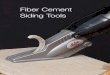 Fiber Cement Siding Tools...Catalog Net Wt. Net Wt. Number Description oz. (g) lbs. (kg) TSF1 TurboShear, Fiber Cement — 3.03 (1.67) Replacement Parts TSDC TurboShear Drill Clamp
