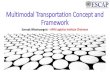 Multimodal Transportation Concept and Framework...carrier. In USA so called “Containerized Rail Transport” Somsak Wisetruangrot Copy Right 2020 5 What is Intermodal Transport •Intermodal