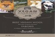 VEGAN FASHION AWARD WINNER 2020 BEST VEGAN WOOL … · 2020. 11. 23. · VEGAN FASHION AWARD WINNER 2020 BEST VEGAN WOOL PETA India recognises and thanks FABORG for helping to advance
