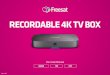 RECORDABLE 4K TV BOX...check if your TV is 4K-ready in the Settings menu (page 21). Freesat Account This is your personal Freesat account. You need a Freesat account to be able to