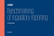 Benchmarking of regulatory reporting · 2021. 3. 3. · Reporting Agenda In total, 77% of banking institutions have a centralized regulatory reporting department, though some agendas