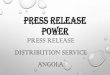 Top Best Press Release Distribution Service in Angola
