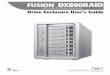 FUSION DX800RAID - B&H Photo · 8-Drive Serial ATA Disk Array Storage System FUSION ™ DX800RAID Drive Enclosure User’s Guide For Windows. Enclosure Specifications Compatibility
