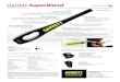 Garrett SuperWand · Regulatory Information: The SuperWand® meets U.S. and international regulatory requirements for electromagnetic safety. Extensive research has found no information