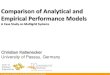 Comparison of Analytical and Empirical Performance Modelsechtzeitsysteme.github.io/fosd2017/themes/yellow-swan/presentations...Comparison of Analytical and Empirical Performance Models