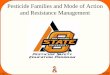 Pesticide Families and Mode of Action and Resistance Management …agrilifecdn.tamu.edu/aes/files/2010/10/MOA-CEU-PDF.pdf · 2015. 8. 26. · Labels and MOA Group Numbers • Quick