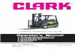 Operator’s Manual - Clark Material Handling CompanyRaise the load to clear the undersurface. Back out several inches, then set the load down and move forward until the front face