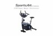 C575U Repair manual (electron) (E) - SportsArt...Troubleshooting Model: C575U Malfunction: Unit will not start (battery). Circumstance: When I stop pedaling, the display turns off