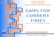 GMPs FOR CURRENT TIMES - Pharma Conference · 2018. 9. 20. · GMPs for Current Times is an intensive two-day interactive program that brings attendees the latest information on GMPs