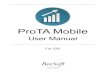 ProTA Mobile User Manual - PagesProTA Mobile for iOS is a companion to your ProTA desktop software and is the subject of this User Manual. Please see the separate 250 page ProTA macOS