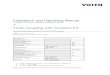 Installation and Operating Manual - VOITH · 2018. 5. 9. · The Voith turbo coupling is a hydrodynamic coupling working to the Föttinger principle. Its main elements consist of