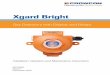 M070068 Xgard Bright Installation & Operation Manual English … · 2020. 12. 5. · 1 English 1. Introduction 1.1 Product overview Xgard Bright is a versatile gas detector for monitoring