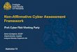 Non-Affirmative Cyber Assessment Framework · Non-Affirmative Cyber Assessment Framework IFoA Cyber Risk Working Party Simon Cartagena, SCOR. Visesh Gosrani, Cydelta. Justyna Pikinska,