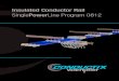 Insulated Conductor Rail SinglePowerLine Program … · 2021. 2. 23. · Insulated SinglePowerLine 0812 conductor rails are designed according to applicable international standards