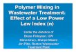 Polymer Mixing in Wastewater Treatment: Effect of a Low ...faculty.washington.edu/finlayso/che499/Polymer_Intro_Sp...Steve Drury, Sharpe Mixers Jim Pitts, Renton Wastewater Treatment
