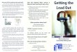 taking the lead in getting the lead out by: Lead Out Root... · 2020. 11. 12. · taking the lead in getting the lead out by: Will home water treatment devices help? Other questions