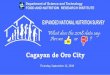 Cagayan de Oro City - Department of Science and Technologyenutrition.fnri.dost.gov.ph/site/uploads/2016_ENNS_Dissemination... · Cagayan De Oro City, 2018 44.1 17.9 56.6 46.3 38.0