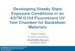 Developing Steady State Exposure Conditions in an ASTM G154 … · 2020. 9. 23. · Developing Steady State Exposure Conditions in an ASTM G154 Fluorescent UV Test Chamber for Backsheet