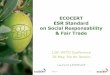 wfto.comECOCERT ESR Standard on Social Responsability & Fair TradeESR standard Social responsibility & Fair Trade Fair Trade product certification and Corporate Social Responsibility