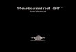 Mastermind GT Manual - RJM Music GT Manual-2.3.pdf · 2015. 1. 14. · 2 Front Panel 000: Preset 000 4 Front Panel Controls 1. Main Display – This is the main status display that