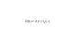 Forensics Fiber Analysis · 2019. 11. 5. · Natural Fibers 2) Plant Fibers – Can come from the seeds, fruits, stems, and leaves. – Made of cellulose (a polymer made of glucose