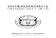 2017 Undergraduate Catalog FULL final clean...Dean’s List & President’s List 54 Fall Convocation 54 Honors at Graduation 54 V: Financial Information 55 Tuition and Manner of Payment
