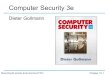 Computer Security 3esecurity.di.unimi.it/sicurezza1617/slides/ch10a.pdf · 2018. 4. 12. · Chapter 10: 5 Security & Reliability In security, the defender has to move first; the attacker